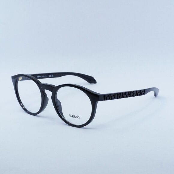NEW VERSACE VE3355U GB1 BLACK 51mm EYEGLASSES